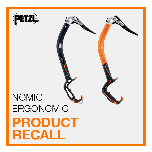 קריאה להחזרה גרזני קרח - NOMIC & ERGONOMIC RECALL