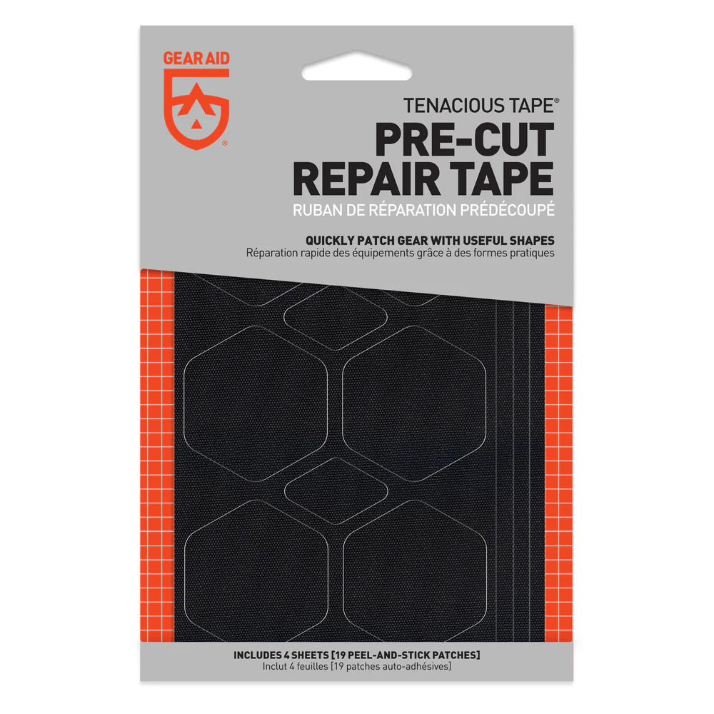 Tenacious Tape Pre-Cut Repair Tape – פאצ'ים מוכנים לשימוש