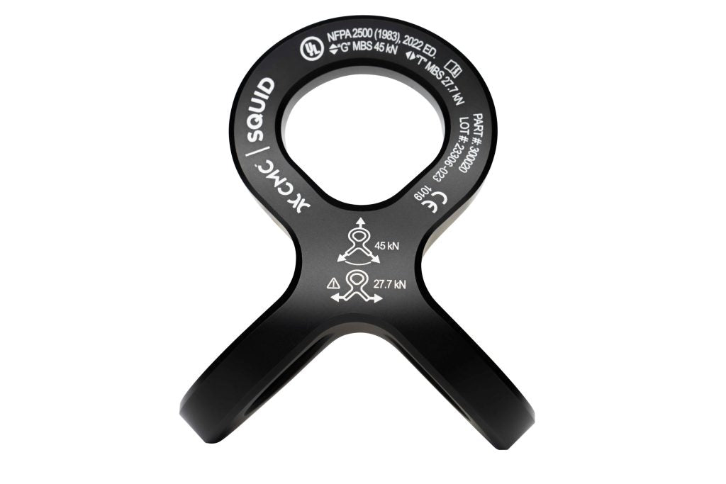 CMC SQUID™ Rig Plate - פלטת עיגון תלת ממדית למערכות חבלים