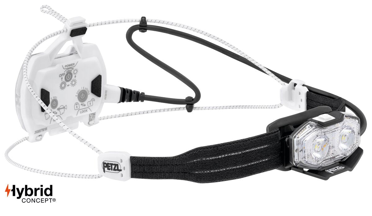 NAO® LT פנס ראש קל ונטען עם תאורה אדומה אחורית – 600 לומן
