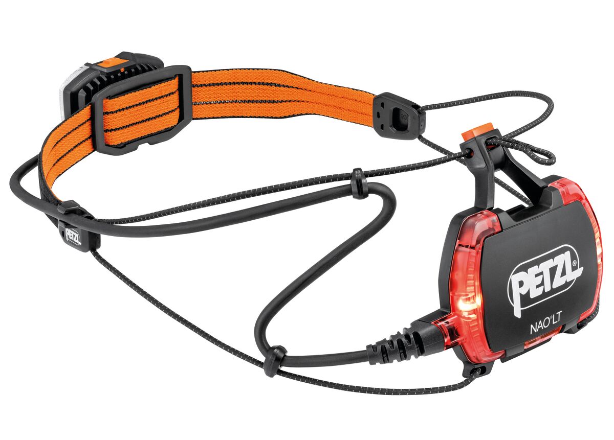NAO® LT פנס ראש קל ונטען עם תאורה אדומה אחורית – 600 לומן