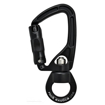 SwivaEye Auto-Lock Carabiner - טבעת עם נעילה משולשת משולבת סוויבל