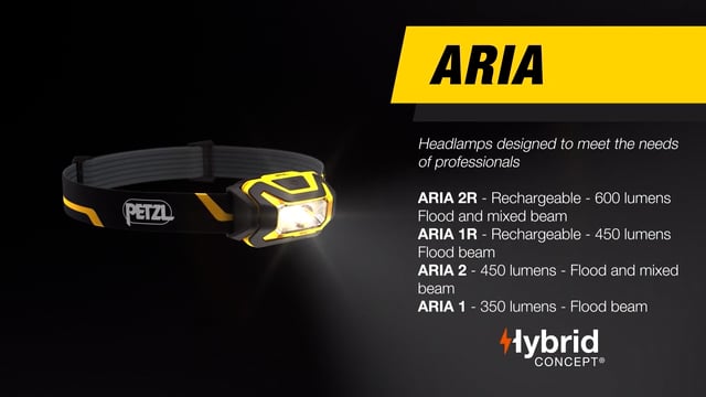 ARIA 1 RGB - פנס עבודה עמיד וקומפקטי עם תאורה לבנה או צבעונית 350 לומנס