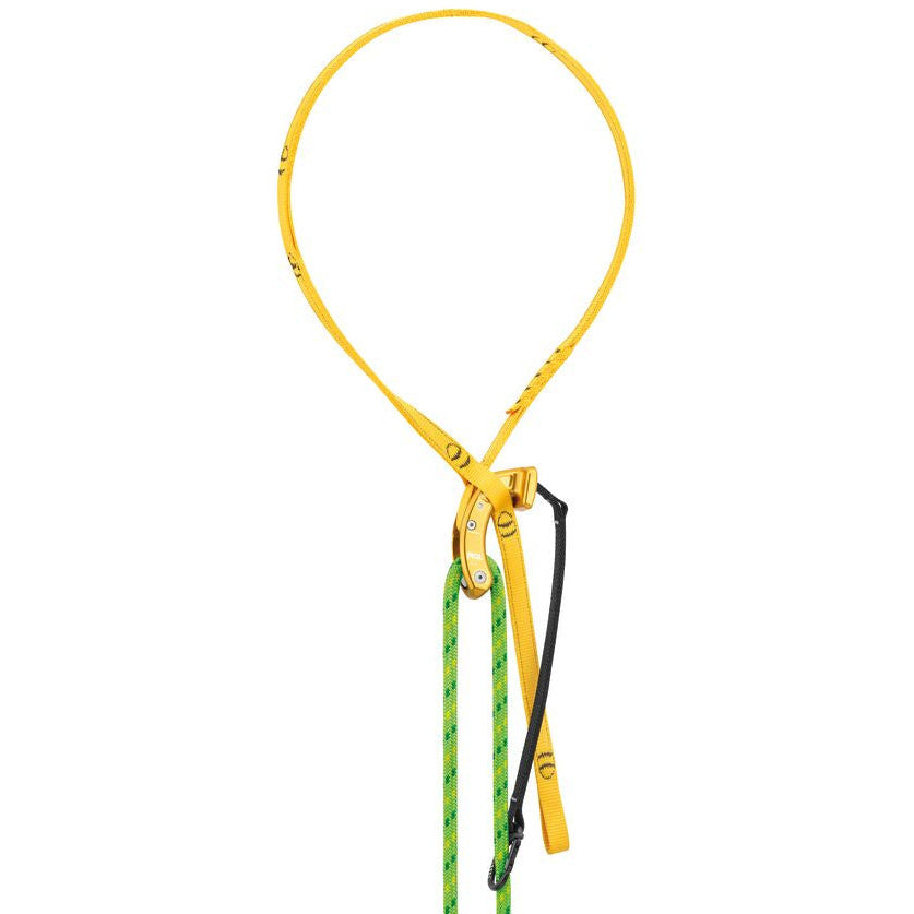 NAJA - רצועת עיגון על עץ, הניתנת למשיכה מהקרקע ובעלת גלגלת ורצועה מתכווננת